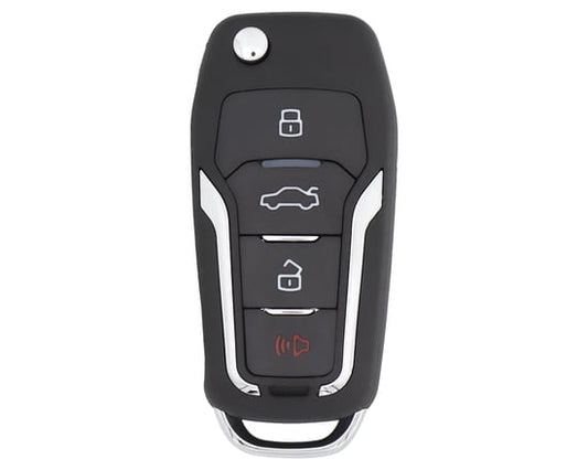 KeyDiy KD Universal Flip Remote Key 3 + 1 أزرار Ford Type NB12-4