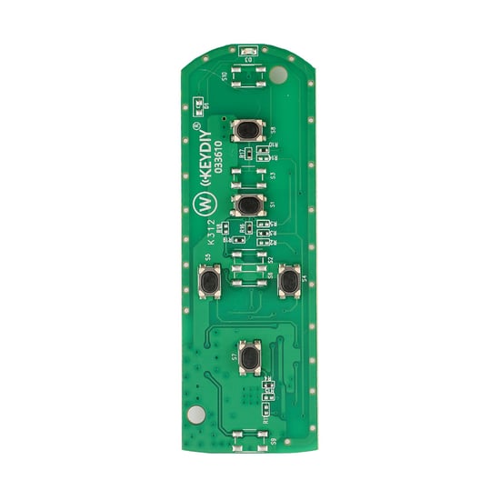 مفتاح لوحة دارات مطبوعة ذكي عالمي KD من Keydiy، 4+1 زر، نوع Mazda ZB44-5