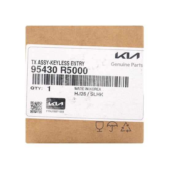 مفتاح ريموت أصلي قابل للطي لسيارة كيا سورينتو 2021، 2+1 زر، تردد 433 ميجاهرتز، 95430-R5000