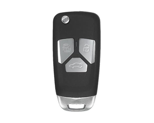 وجهاً لوجه Universal Flip Remote Key 3 أزرار 433MHz نوع أودي الجديد