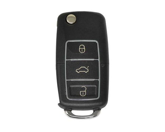 وجها لوجه Universal Copier Flip Remote Key 3 أزرار 433MHz VW Chrome Type RD264