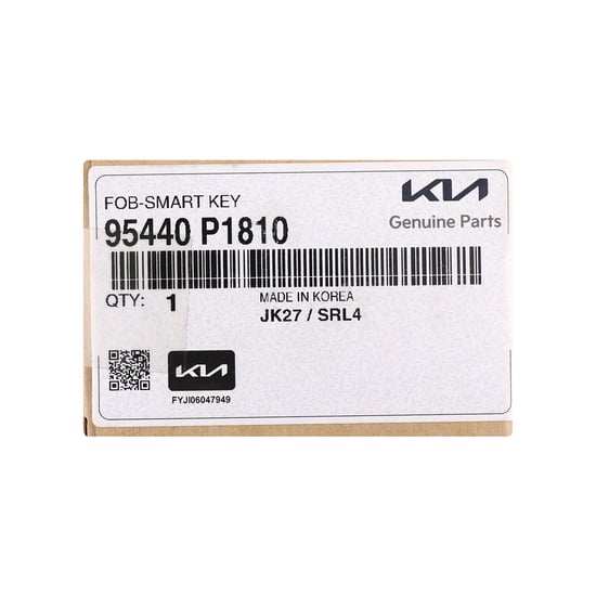 مفتاح ريموت ذكي أصلي لسيارة كيا سبورتاج 2024، 6 أزرار، 433 ميجاهرتز، 95440-P1810