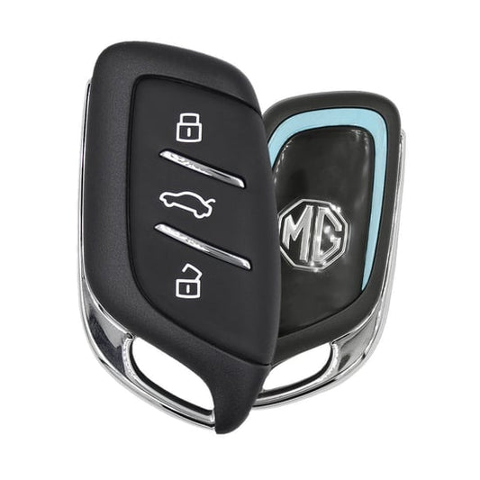 مفتاح ريموت ذكي أصلي لسيارة MG HS مزود بثلاثة أزرار وتردد 433 ميجاهرتز 10963398-GCY باللون الأزرق