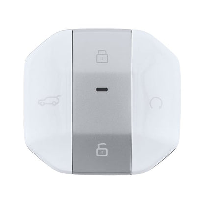 مفتاح ريموت ذكي أصلي جيتور T1 موديل 2025 بأربعة أزرار بتردد 433 ميجاهرتز باللون الأبيض