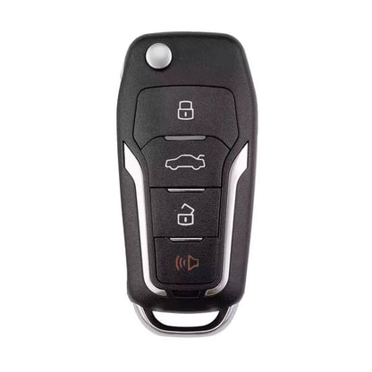 مفتاح Xhorse VVDI Key Tool VVDI2 سلكي قابل للطي عن بُعد 3+1 زر من نوع Ford XKFO21EN