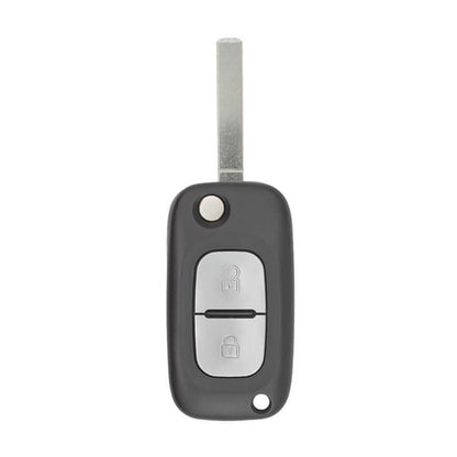 Renault Flip Remote Key 2 أزرار 433 ميجا هرتز PCF7946 باقة FCC ID: 1618477A