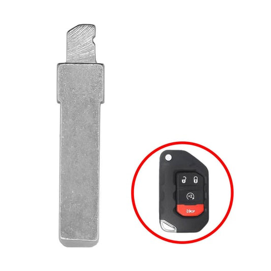 جيب رانجلر 2018-2024 شفرة ريموت قابلة للطي