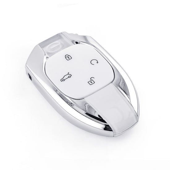 ريموت ذكي أصلي GAC GS8 موديل 2024 بأربعة أزرار لسيارات SUV بتردد 433 ميجاهرتز باللون الأبيض