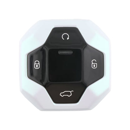 مفتاح جيتور الأصلي الذكي عن بعد بأربعة أزرار، تردد 433 ميجاهرتز، لون أبيض وأزرق