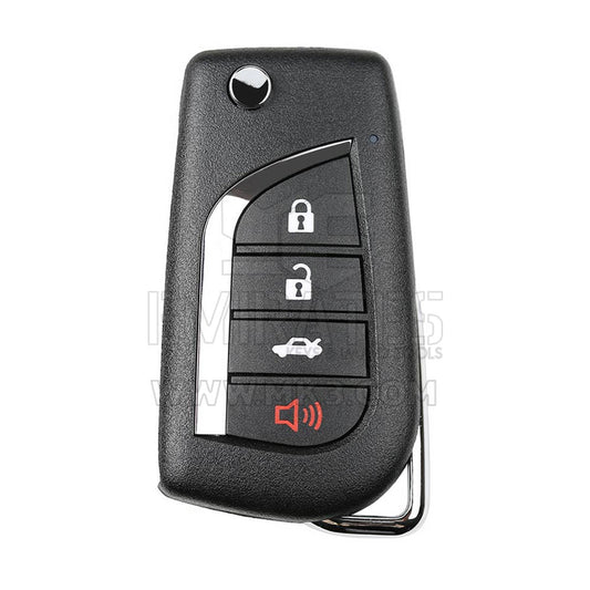 مفتاح ريموت Xhorse Flip عالمي بـ 4 أزرار لسيارة Toyota من النوع XKTO10EN