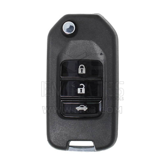 Xhorse VVDI مفتاح أداة VVDI2 سلك فليب مفتاح بعيد 3 أزرار هوندا ستايل XKHO00EN