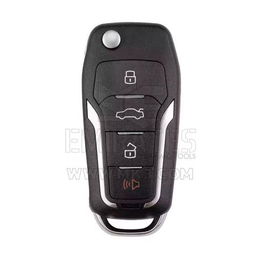 مفتاح Xhorse VVDI Key Tool VVDI2 سلكي قابل للطي عن بُعد 3+1 زر من نوع Ford XKFO21EN