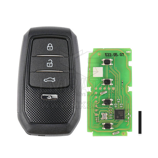 مفتاح ذكي Xhorse Toyota XM38 4D 8A 4A الكل في واحد مع غلاف مفتاح يدعم إعادة الكتابة XSTO01EN